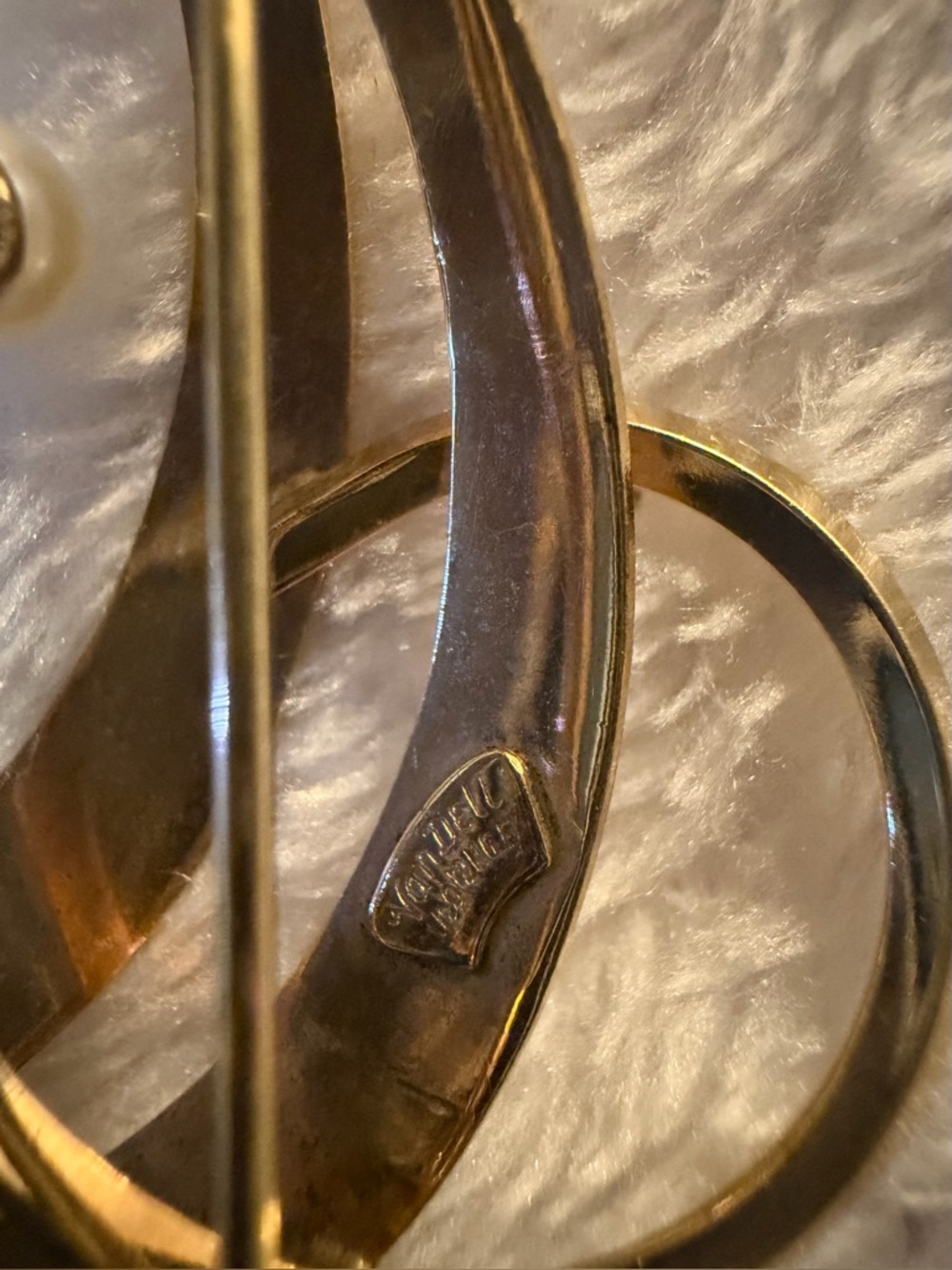 6 Vintage Gold & Silver-Tone Brooches Lot - Picture 5 of 5